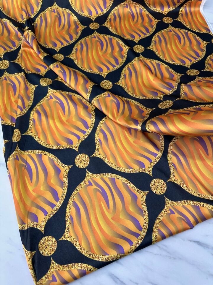 Nez Desen Elbiselik Gömleklik İpek Saten Kumaş