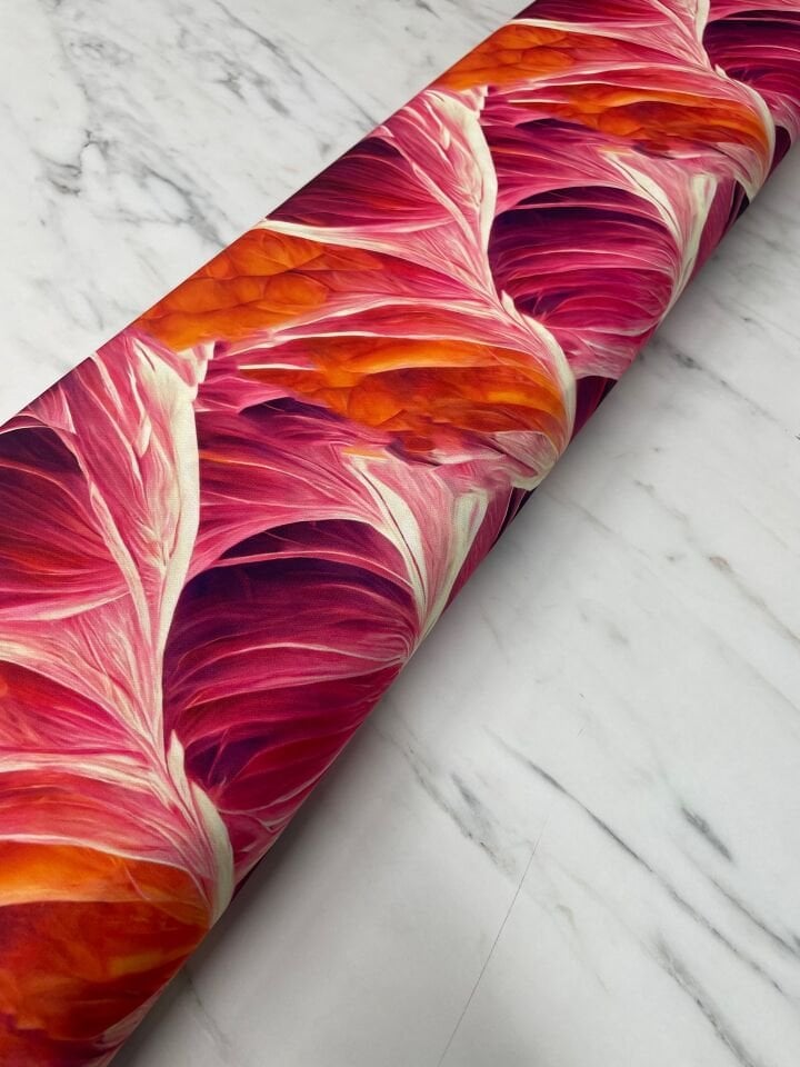 Desenli krep Kumaş Elbise etek Gömlek Şalvar