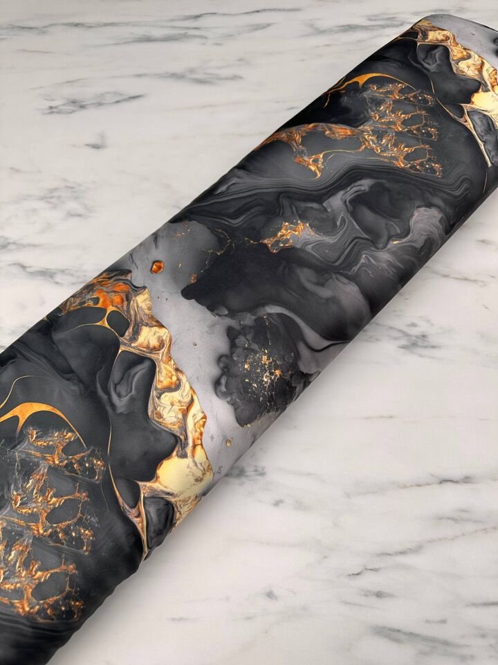 Merzo Desen Elbiselik Gömleklik İpek Saten