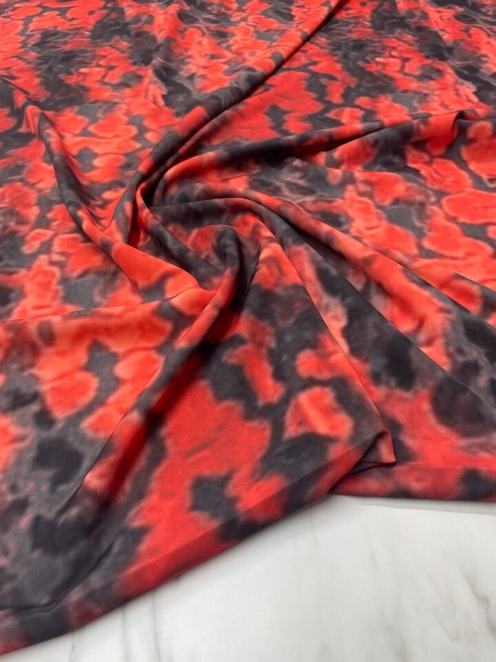 Leona Desen Elbiselik Gömleklik Tivil Saten Kumaş