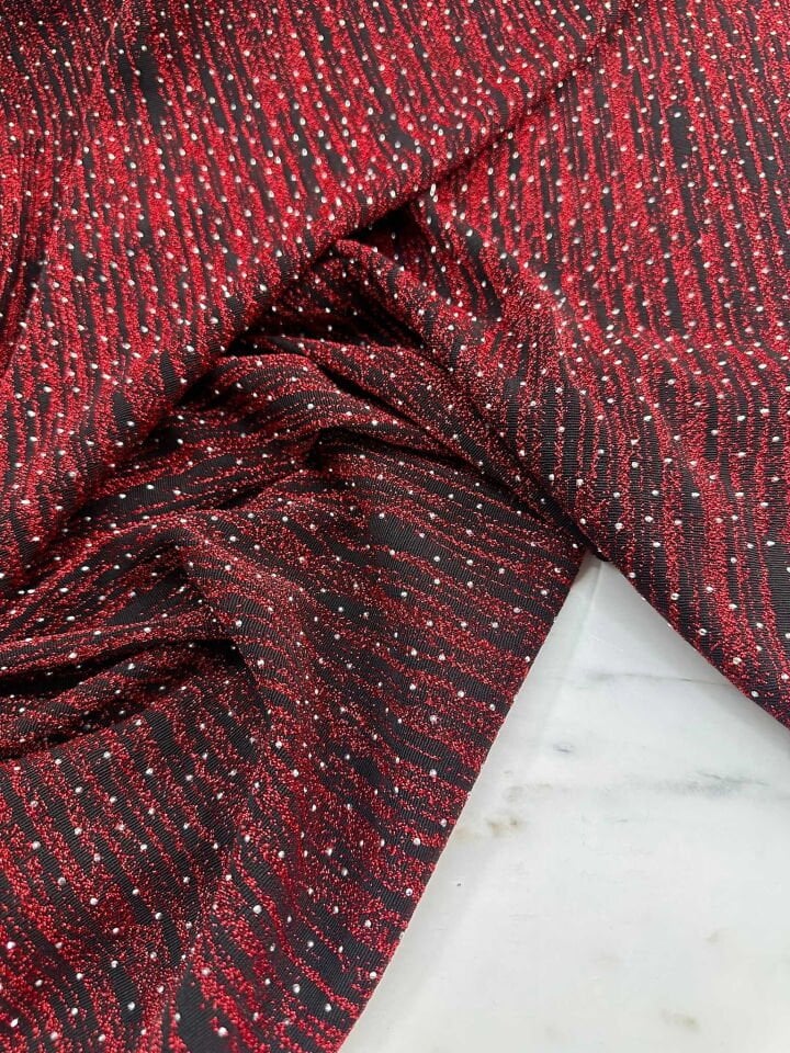 Fantazi Taşlı Simli Örme Elbise Etek Gömlek Şalvar