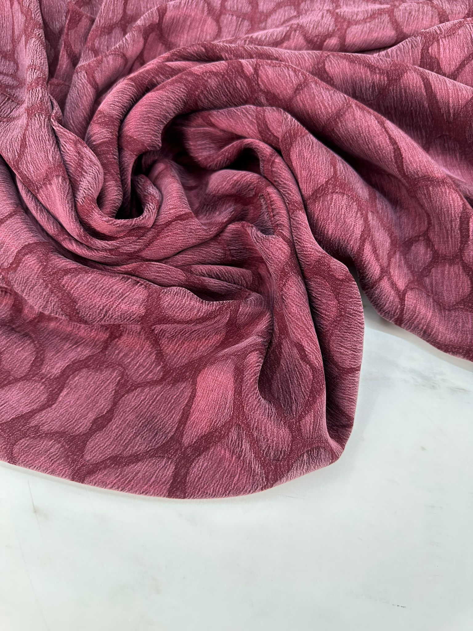 Leonara Kupra Gül İpek Kumaş