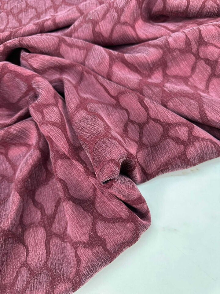 Leonara Kupra Gül İpek Kumaş