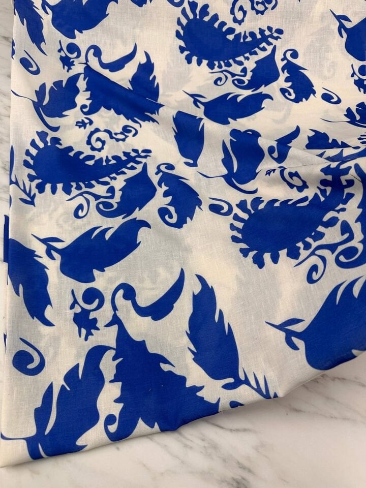 Fantazi Dijital Baskı Elbiselik Pantolonluk Keten