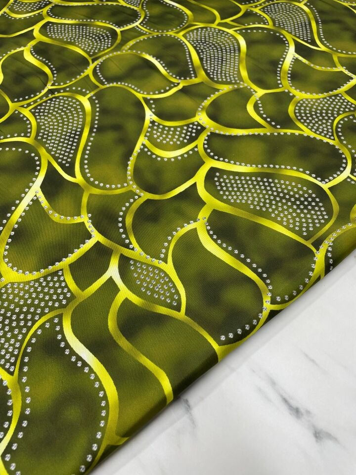 Leo Desen Elbiselik Gömleklik Tivil Saten Kumaş