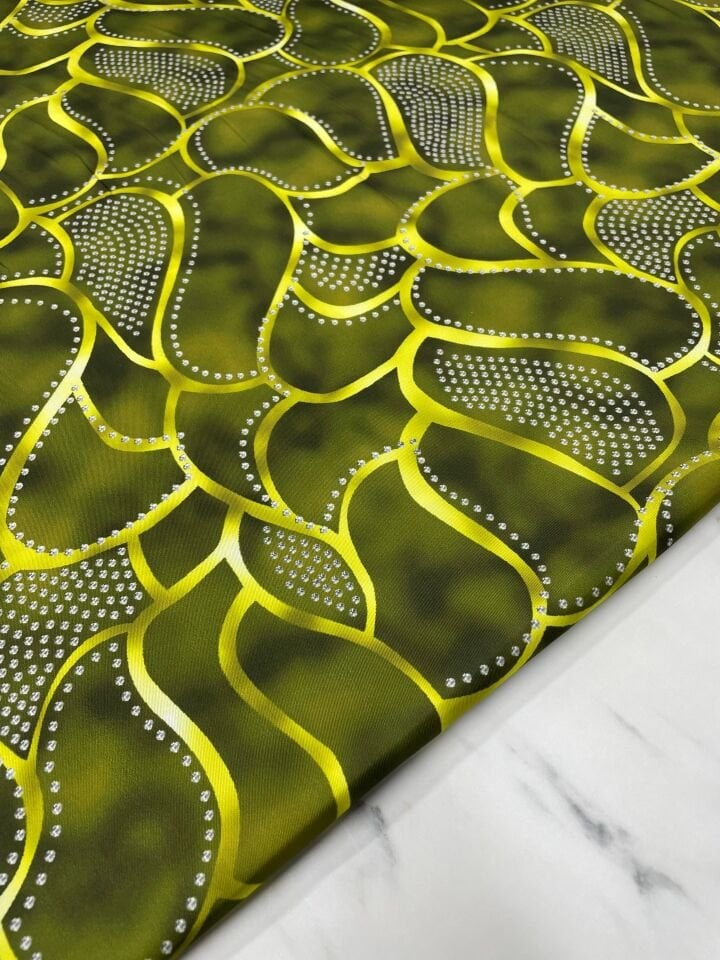 Leo Desen Elbiselik Gömleklik Tivil Saten Kumaş