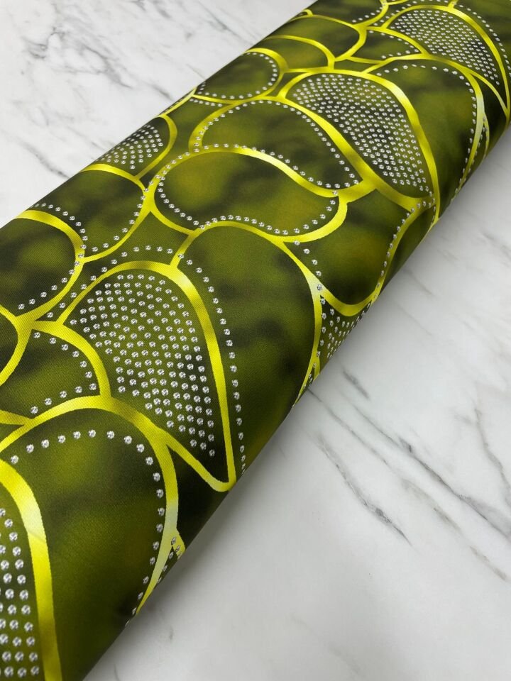 Leo Desen Elbiselik Gömleklik Tivil Saten Kumaş