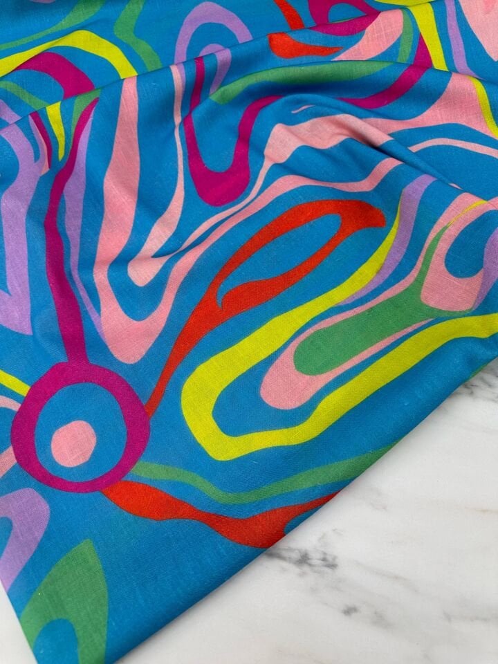 Liva Desen Elbiselik Pantolonluk Keten Kumaş