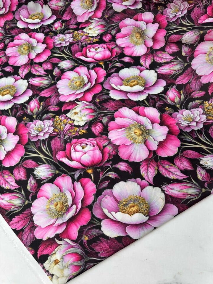 Velora Dijital Baskı Krep Kumaş