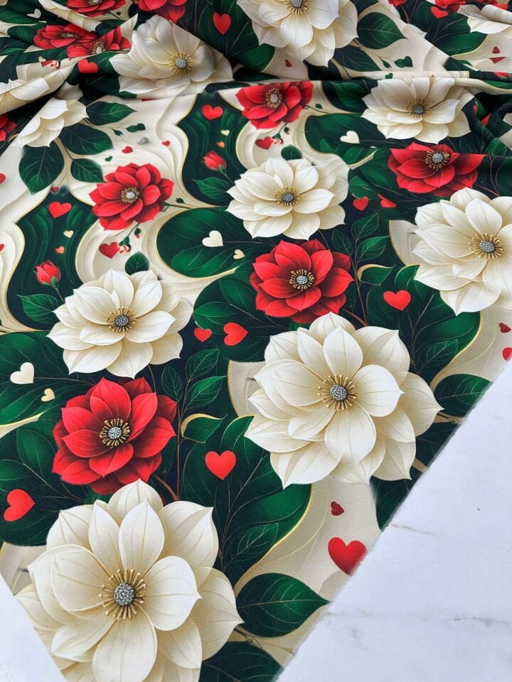 Zendara Dijital Baskı Krep Kumaş