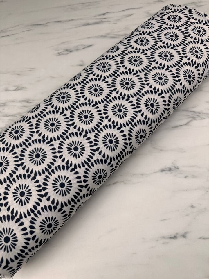 Sero Desen Elbiselik Pantolonluk Keten Kumaş