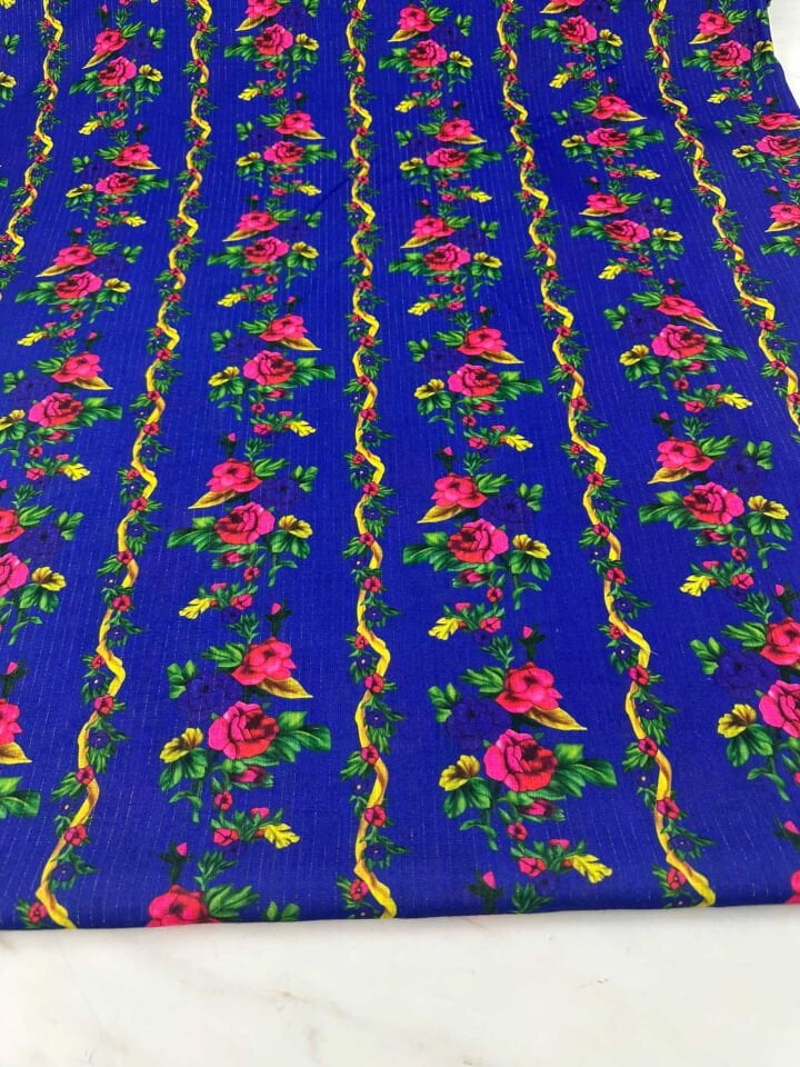 Otantik Desen Altın Simli Dokuma Poliviskon Keten