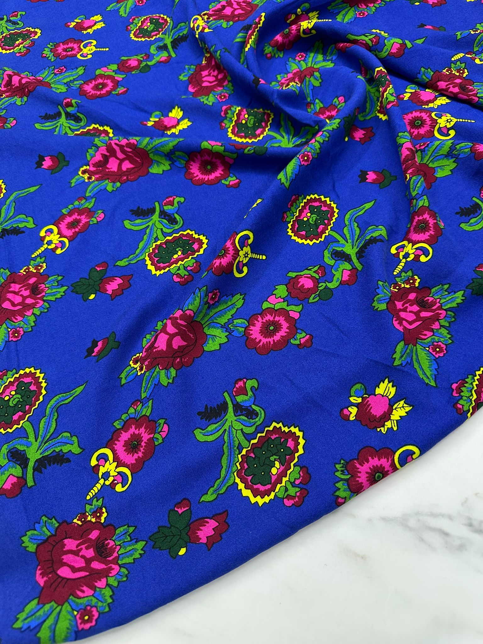 Türkmen Desen Viskon Kumaş