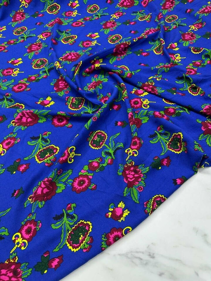 Türkmen Desen Viskon Kumaş