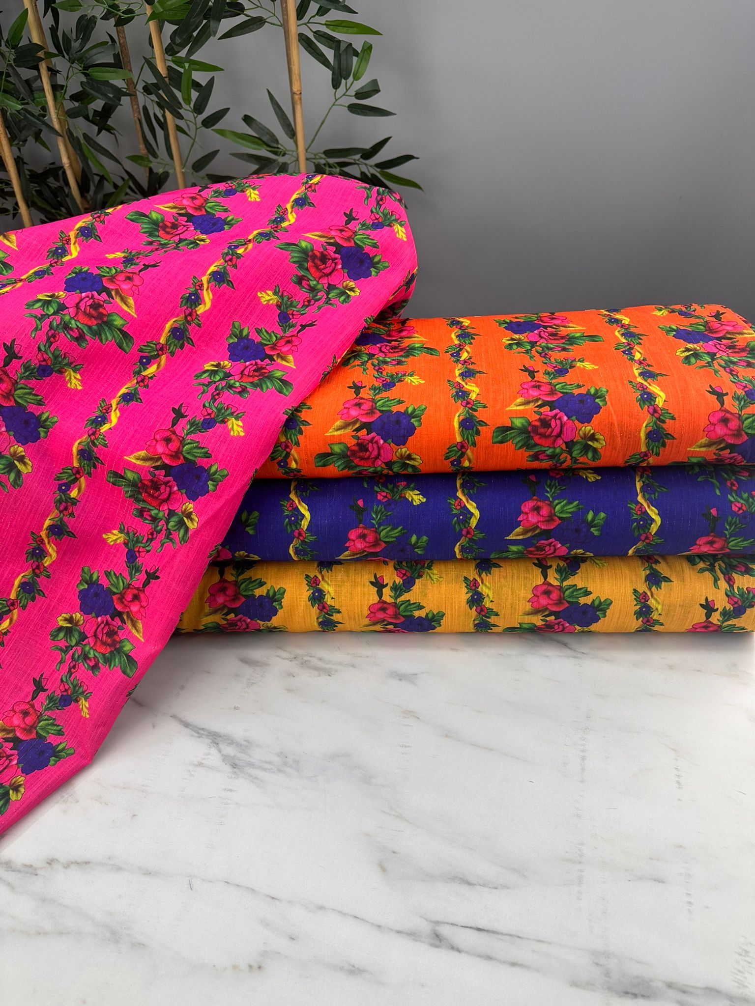 Otantik Desen Simli Dokuma Poliviskon Keten Etek Elbise Şalvar