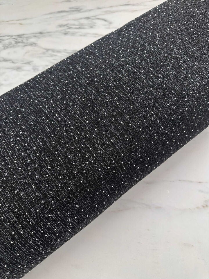 Füme Renk Likralı Örme Taş İşleme Kumaş Etek Elbise Şalvar