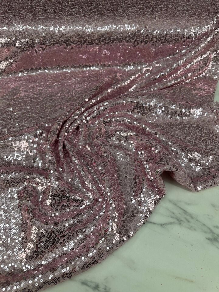 Toz Pempe 3 milim Elbiselik Şalvarlık Payet Kumaş