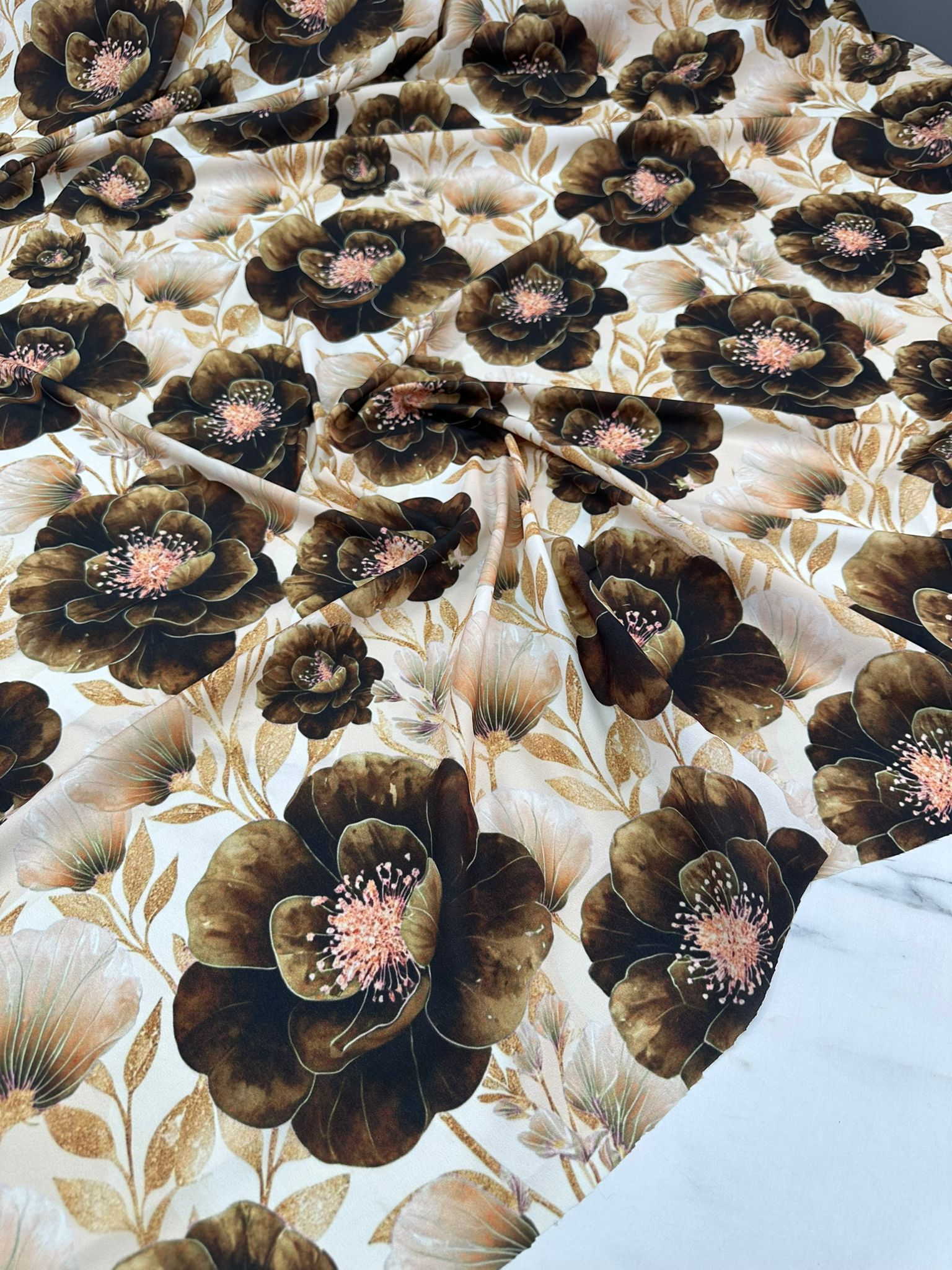 Aleyna Desen Krep Kumaş