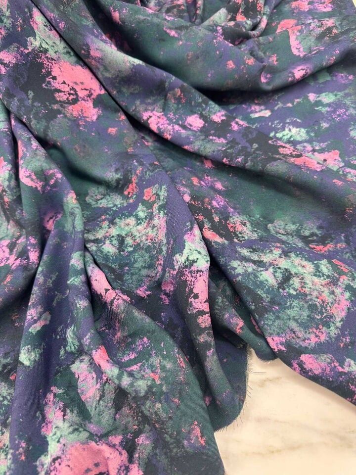 Kaşmir Dijital Baskı Belmando Elbise Etek Şalvar