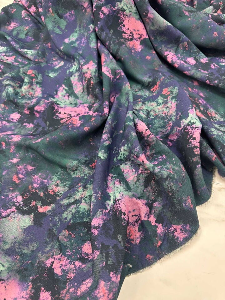 Kaşmir Dijital Baskı Belmando Elbise Etek Şalvar