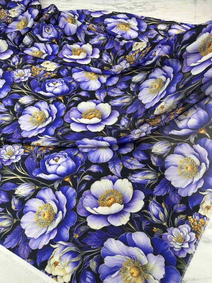 Velora Desen krep Kumaş