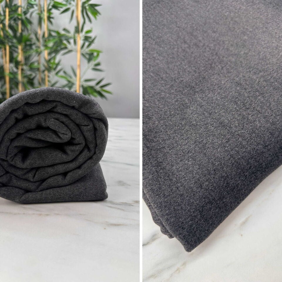 1 Ci Kalıte Füme Renk  Kaşe Ceket Kap Yelek Etek