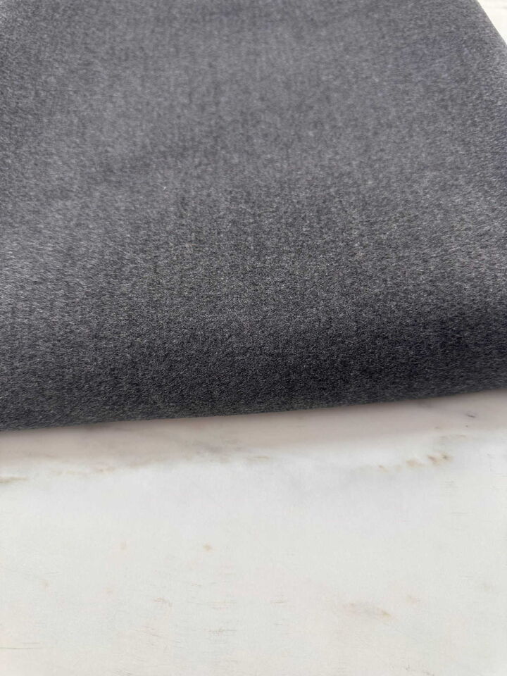 1 Ci Kalıte Füme Renk  Kaşe Ceket Kap Yelek Etek