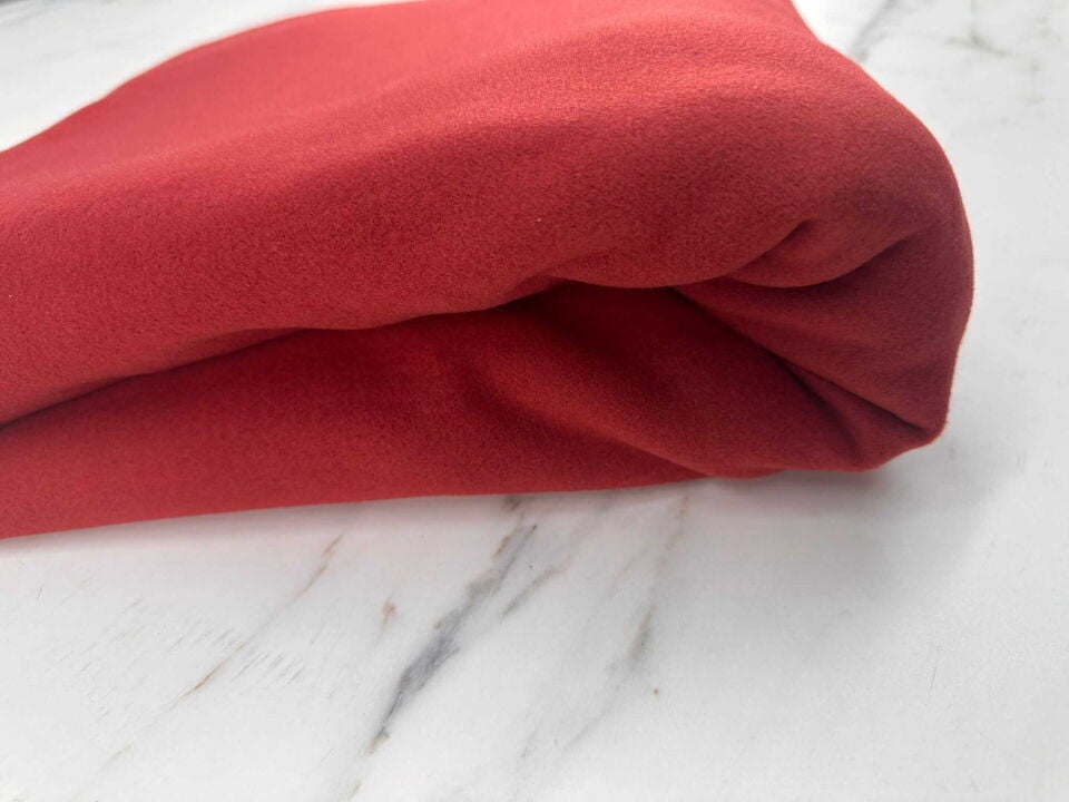 Kremit Renk Birinci Kalite Kaşe Kumaş Etek Ceket kap