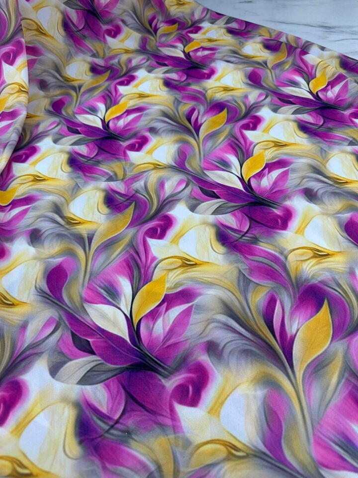 Olala Desen Krep Kumaş