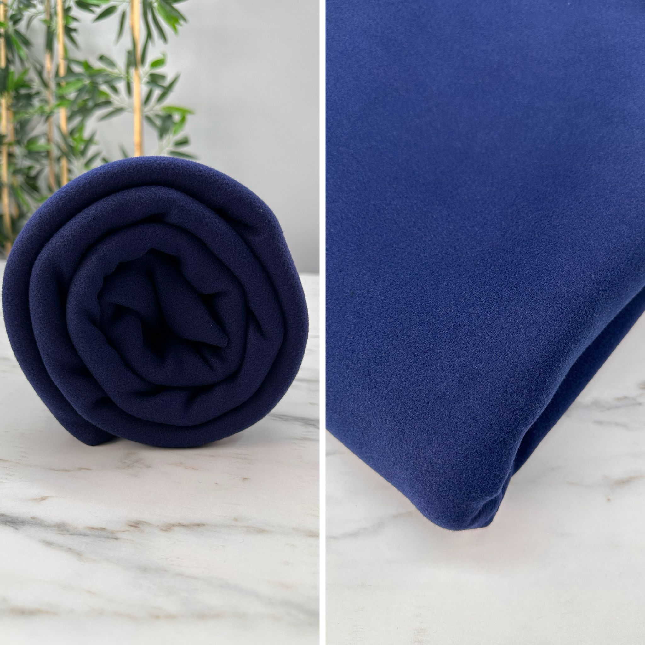 Lacivert 1 Ci Kalite Kaşe Kumaş Etek Ceket Kap