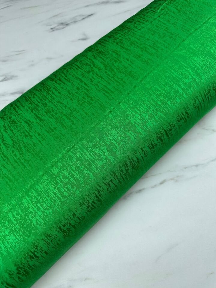 Yeşil Renk Kilim Dokuma Elniselik Şalvarlık Javenes Kumaş