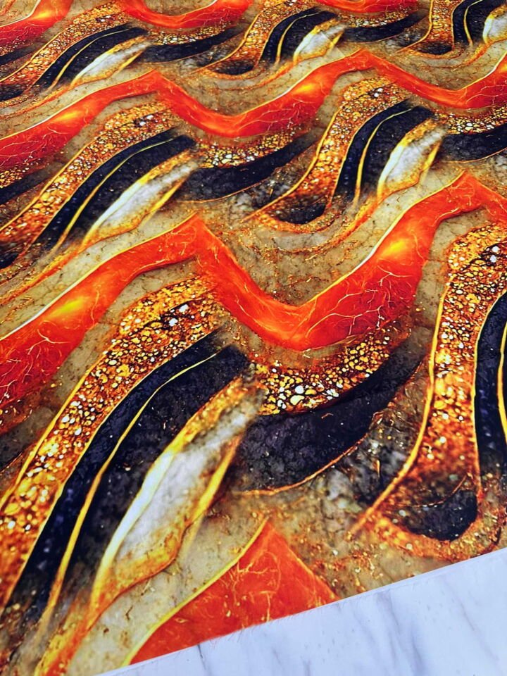 Pırlanta Desen İpek Saten Kumaş Elbise Etek Gömlek Şalvar