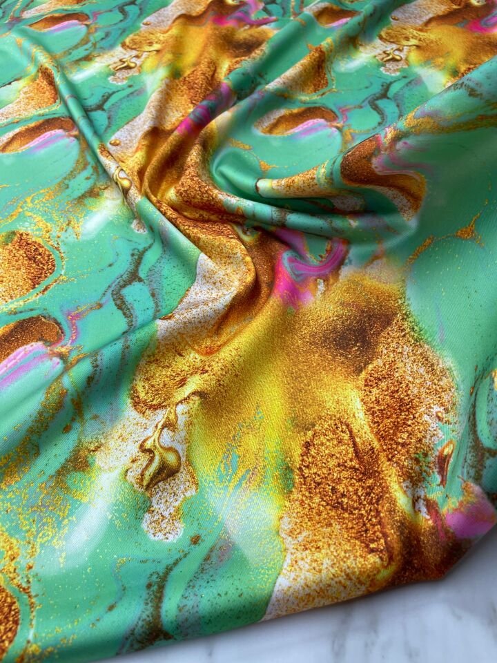 Riva Desen Elbiselik Gömleklik Tivil Saten Kumaş