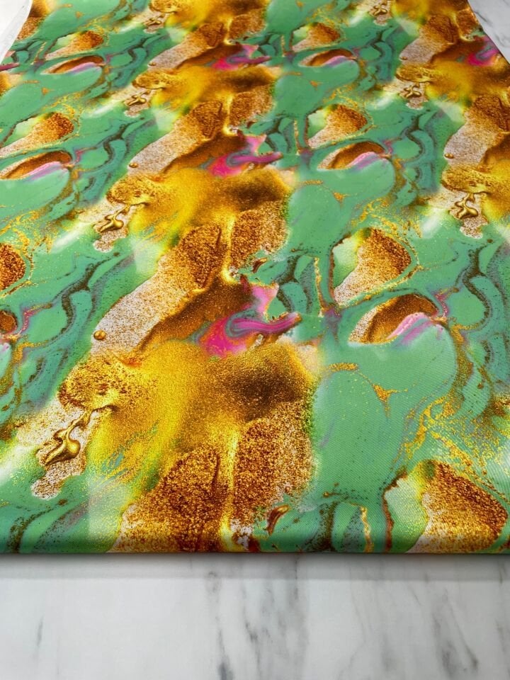 Riva Desen Elbiselik Gömleklik Tivil Saten Kumaş