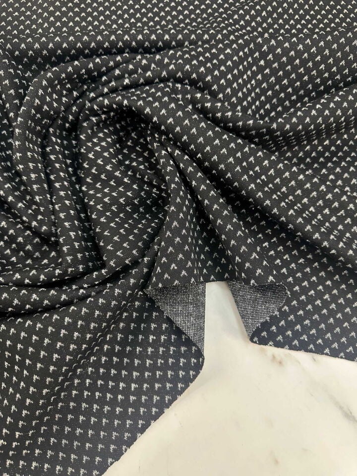 Fantazi Sim İşleme Çelikli Penye Elbise Etek Hırka