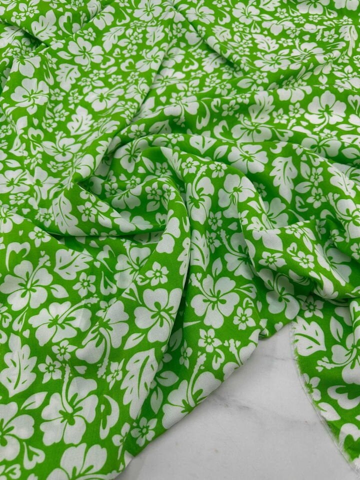 Milas Çiçegi Viskon Kumaş