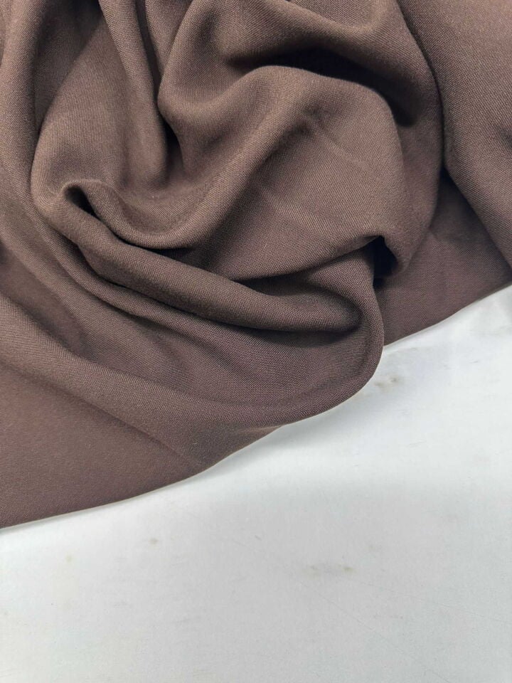 Düz Kahfe Viskon Kumaş