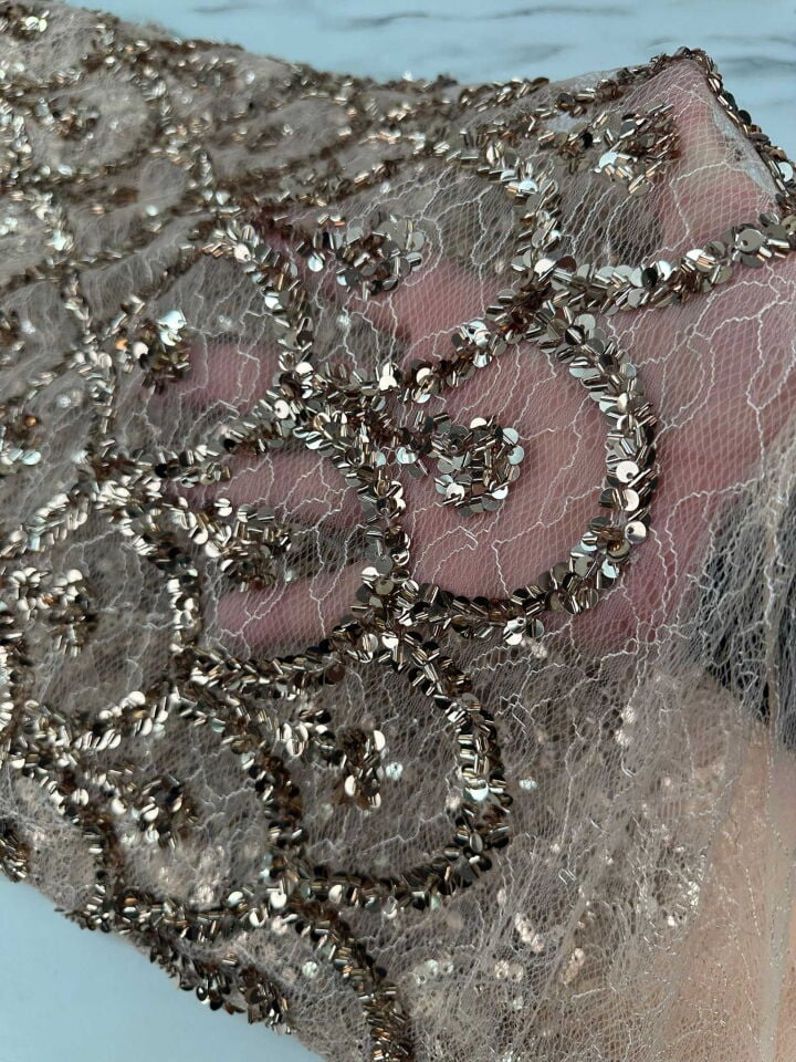 Drobba Pul Payet İşleme Lez Dantel