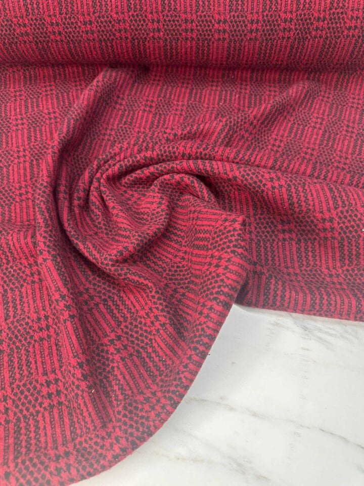 Kışlık Örme Likralı Tivil Dokuma Etek Elbise Tunik