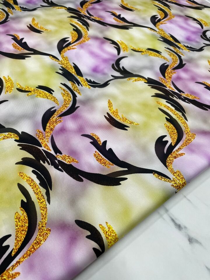 Milano Desen Elbiselik Gömleklik Tivil Saten Kumaş