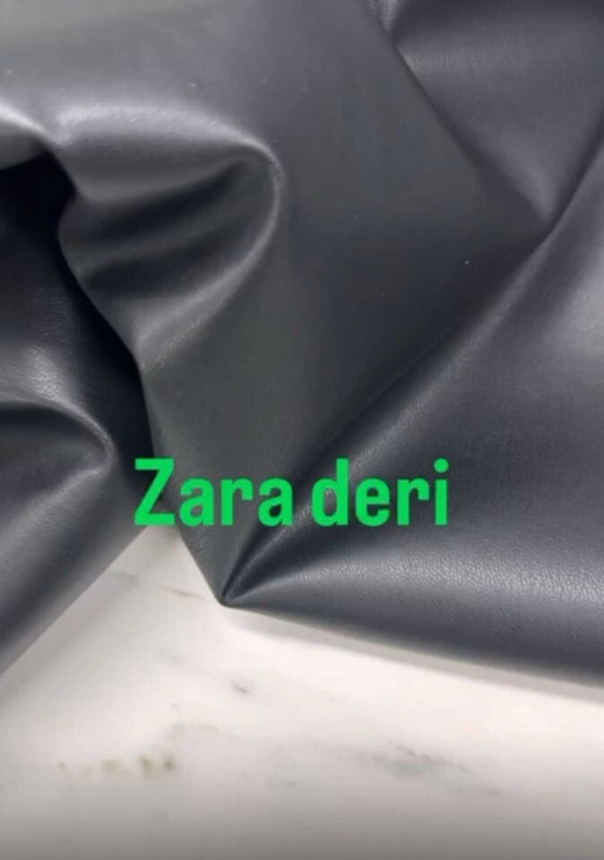 1 Ci Kalite Giyimlik Siyah Deri Etek Pantolon Ceket