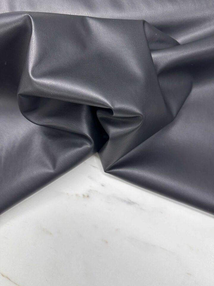 1 Ci Kalite Giyimlik Siyah Deri Etek Pantolon Ceket