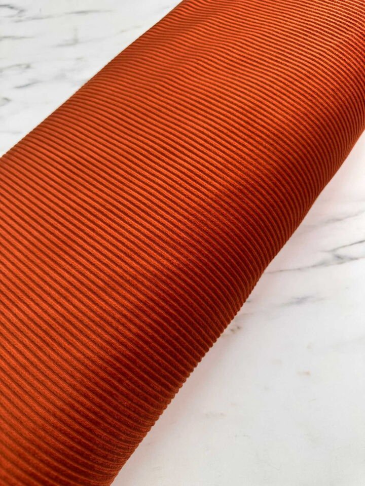 Taba Renk Fitilli İthal Kadife Etek Elbise Ceket Pantolon