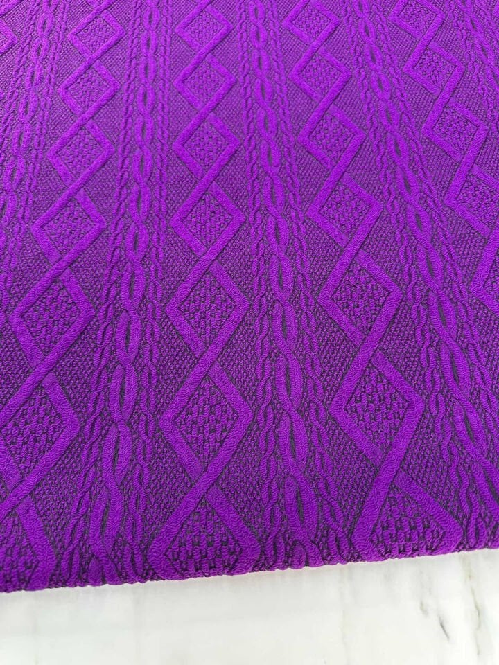 Örme Brokar Kabartma Etek Elbise Kap