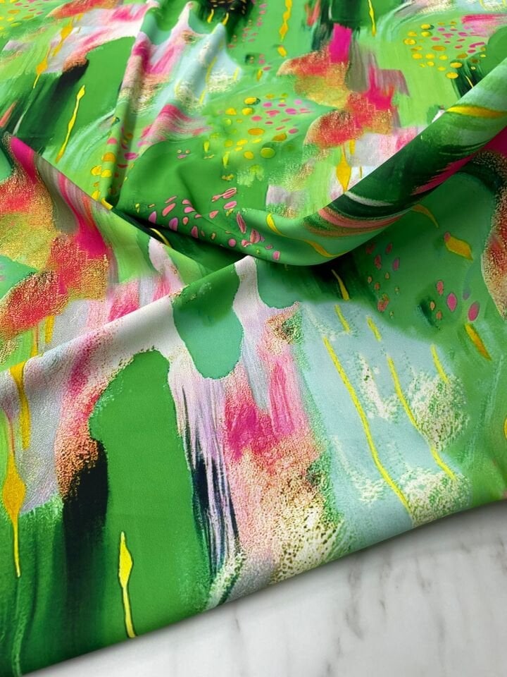 Cesika Krep Likralı Elbise Etek Gömlek Şalvar