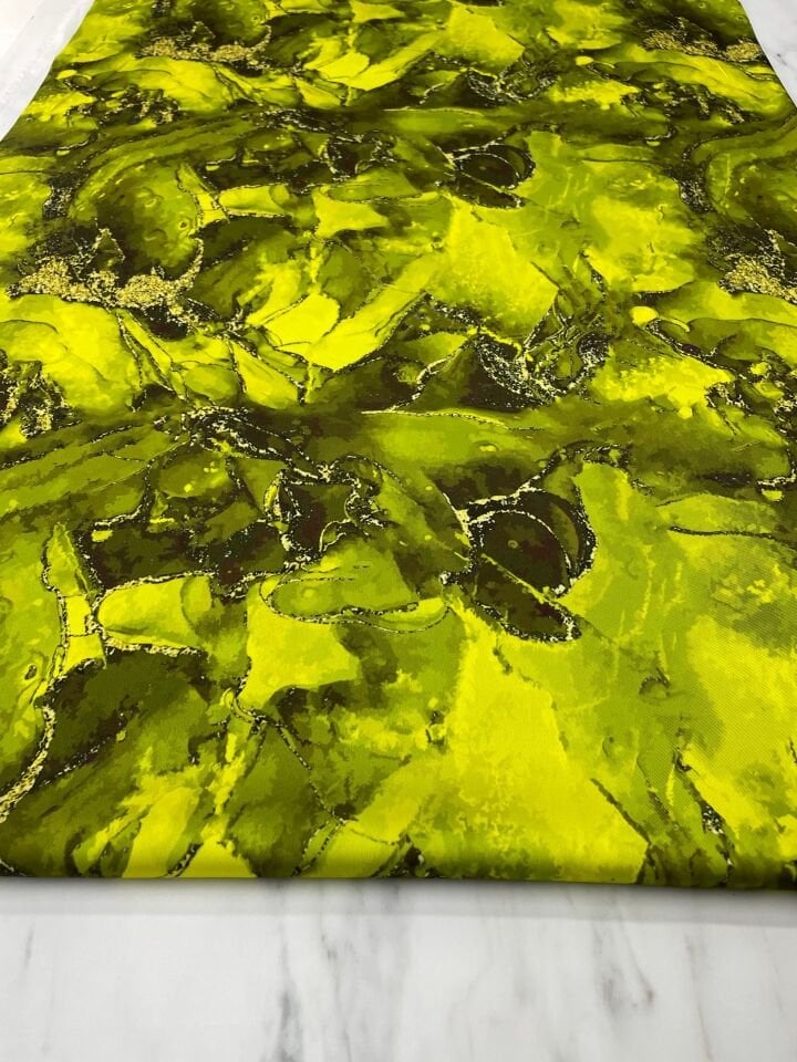 Mermer Desen Elbiselik Gömleklik Tivil Saten Kumaş