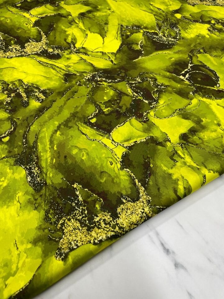 Mermer Desen Elbiselik Gömleklik Tivil Saten Kumaş