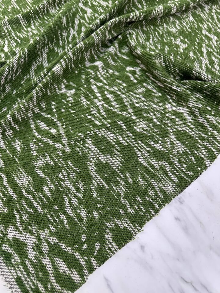 Yeşil Kırçıllı Triko Elbise Tunik Etek Bol Pantolon