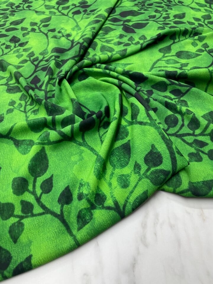 Desenli Cesika Krep Likralı Elbise Etek Gömlek Şalvar