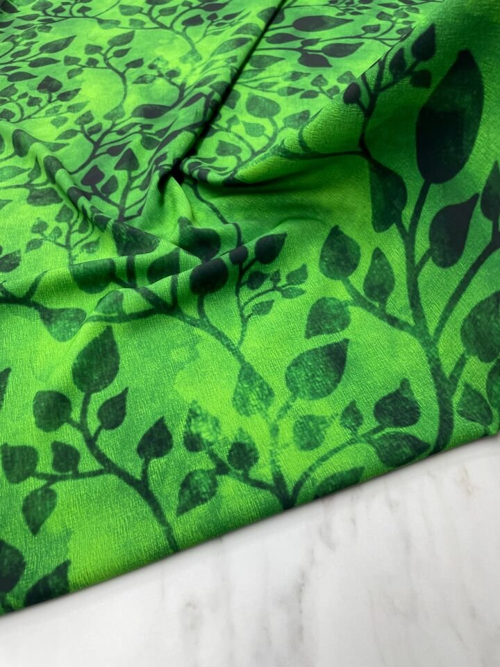 Desenli Cesika Krep Likralı Elbise Etek Gömlek Şalvar